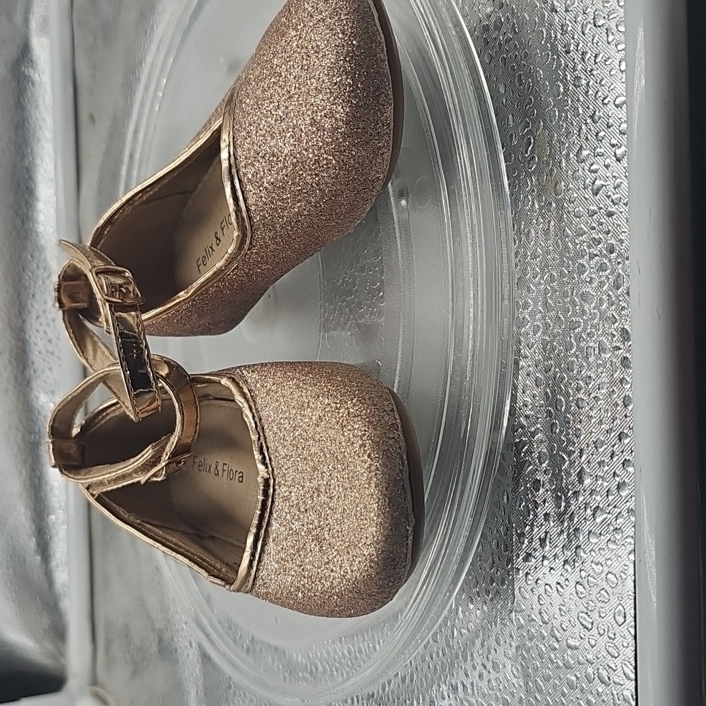 H ROSE GOLD  Felix & Flora Brand Shoes For Your Little Princess